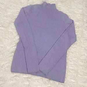 UNIQLO Sparkly Lavender Pullover Sweater